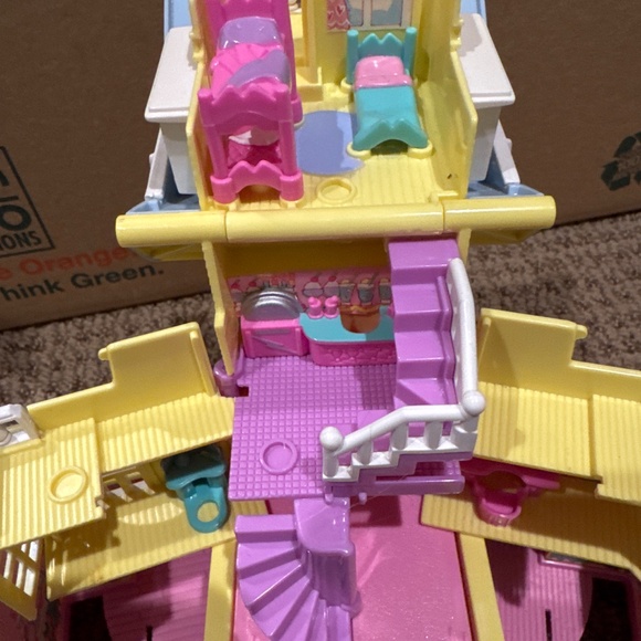 Polly Pocket Clubhouse pop up Party Playhouse vintage - Picture 2 of 5
